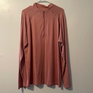 lululemon | Metal Vent Half Zip 2.0 | Pink | XXL